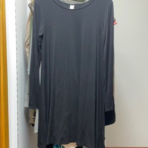 Black long sleeve dress